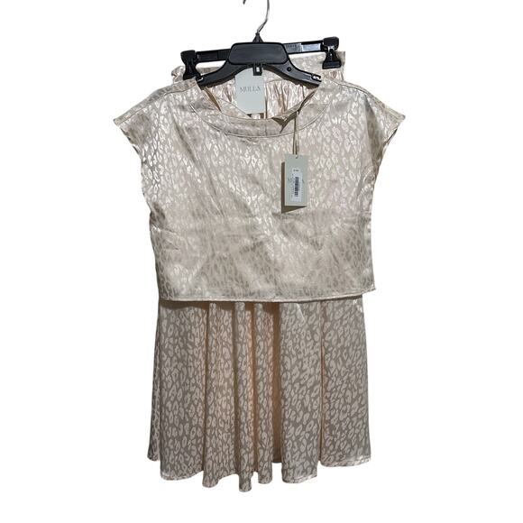 NWT Mulla Crop Top Skirt Set S - Picture 1 of 4